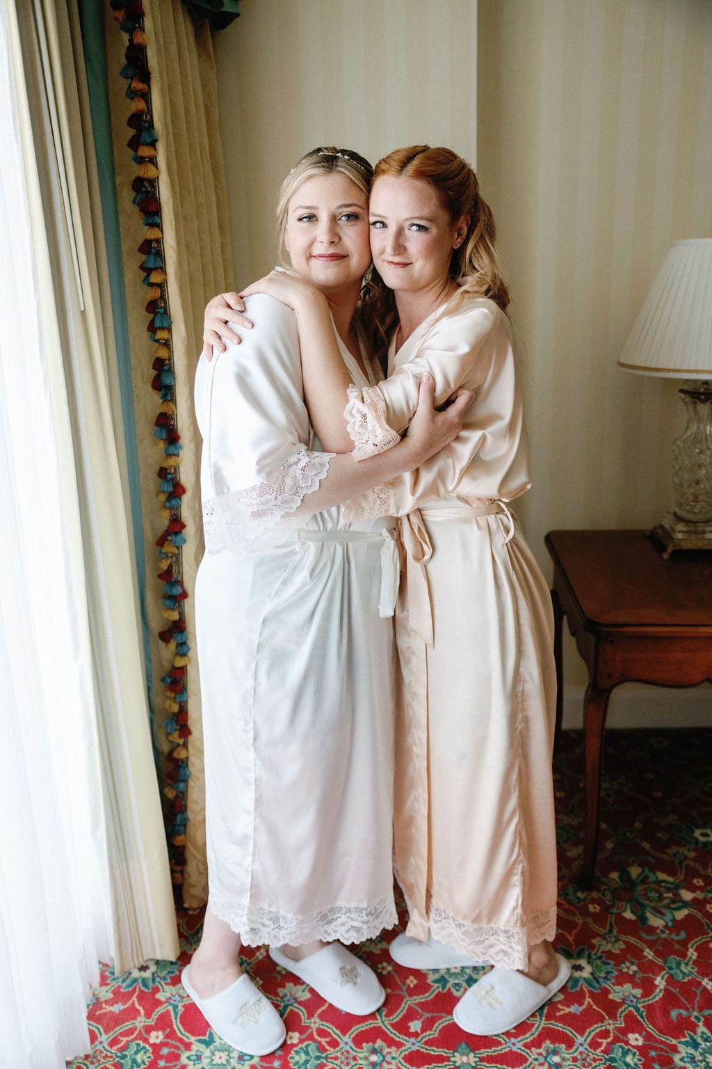 Grace and Miles wedding at Eldredge Manor, the bride with her mother