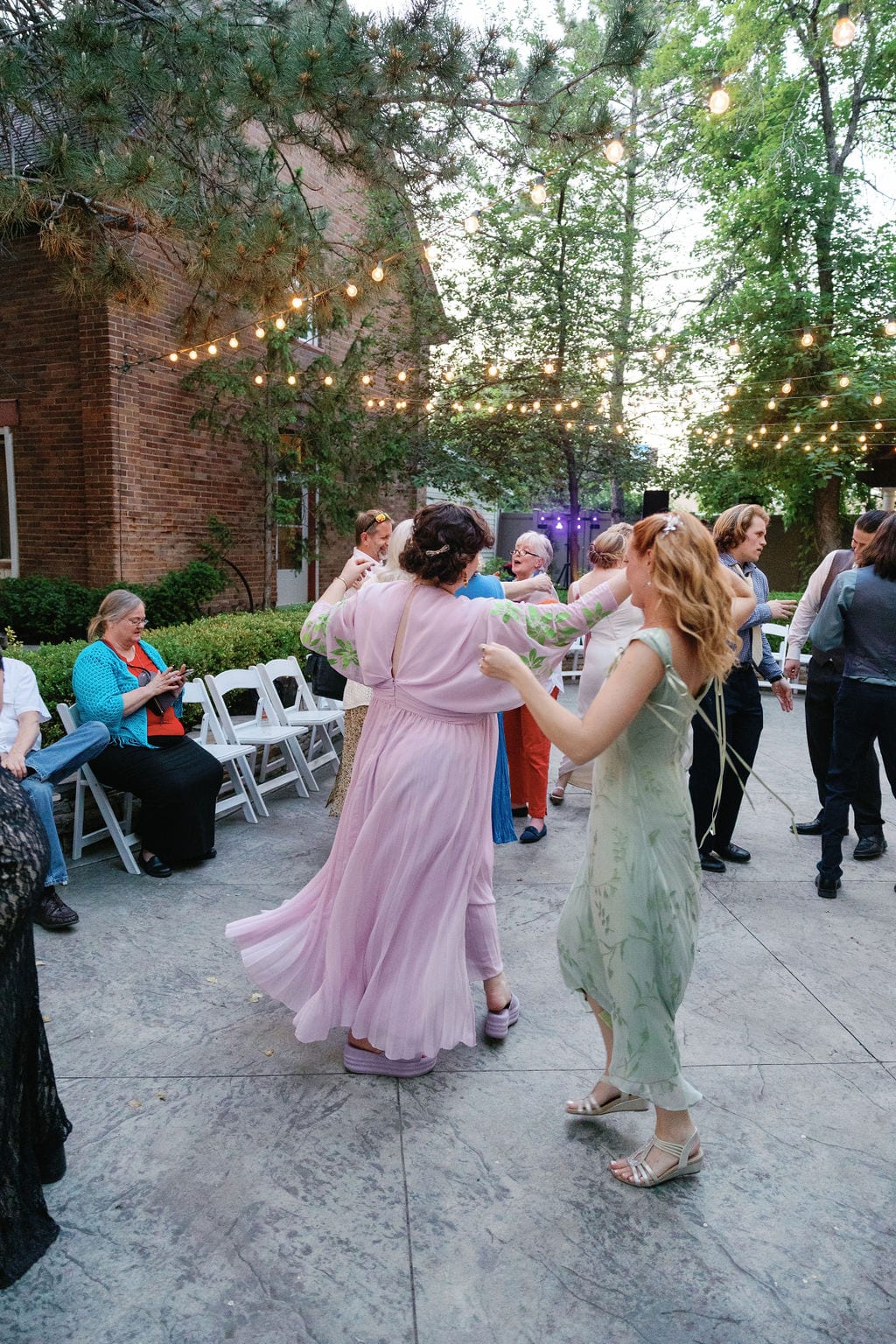 Grace and Miles wedding at Eldredge Manor, the dance floor