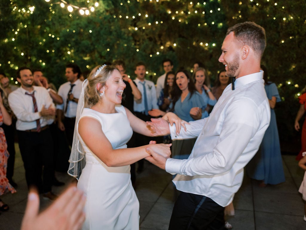 Joe and Holly wedding, dancing at the reception, Thanksgiving Point