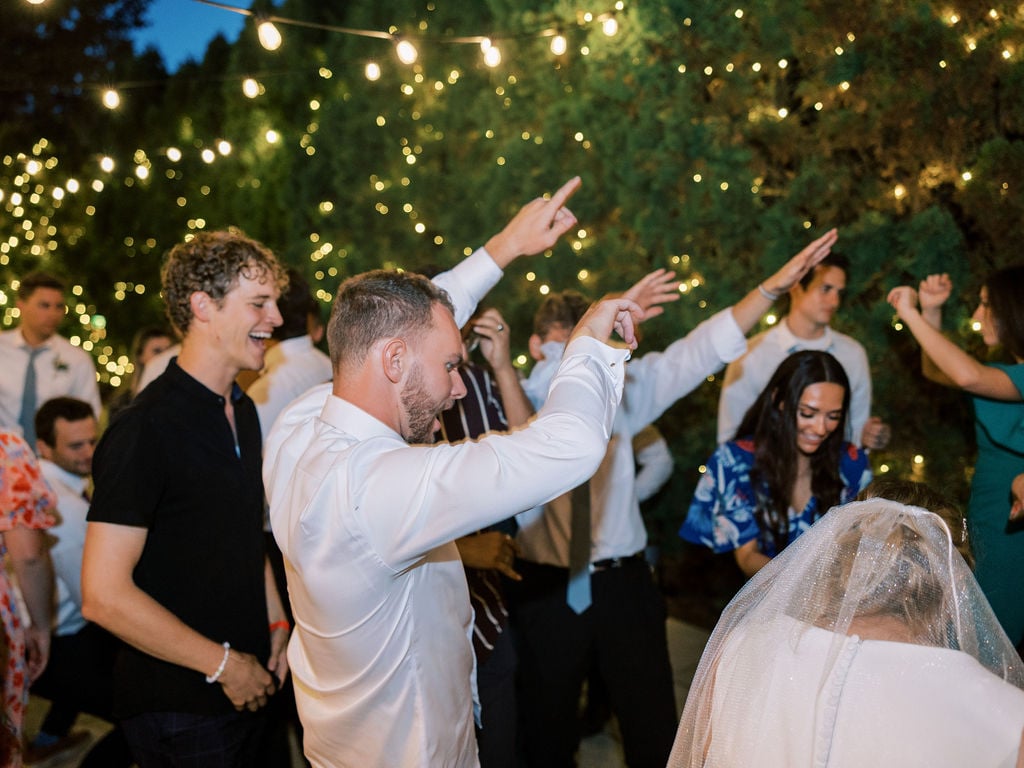 Joe and Holly wedding, the open dance floor at Thanksgiving Point