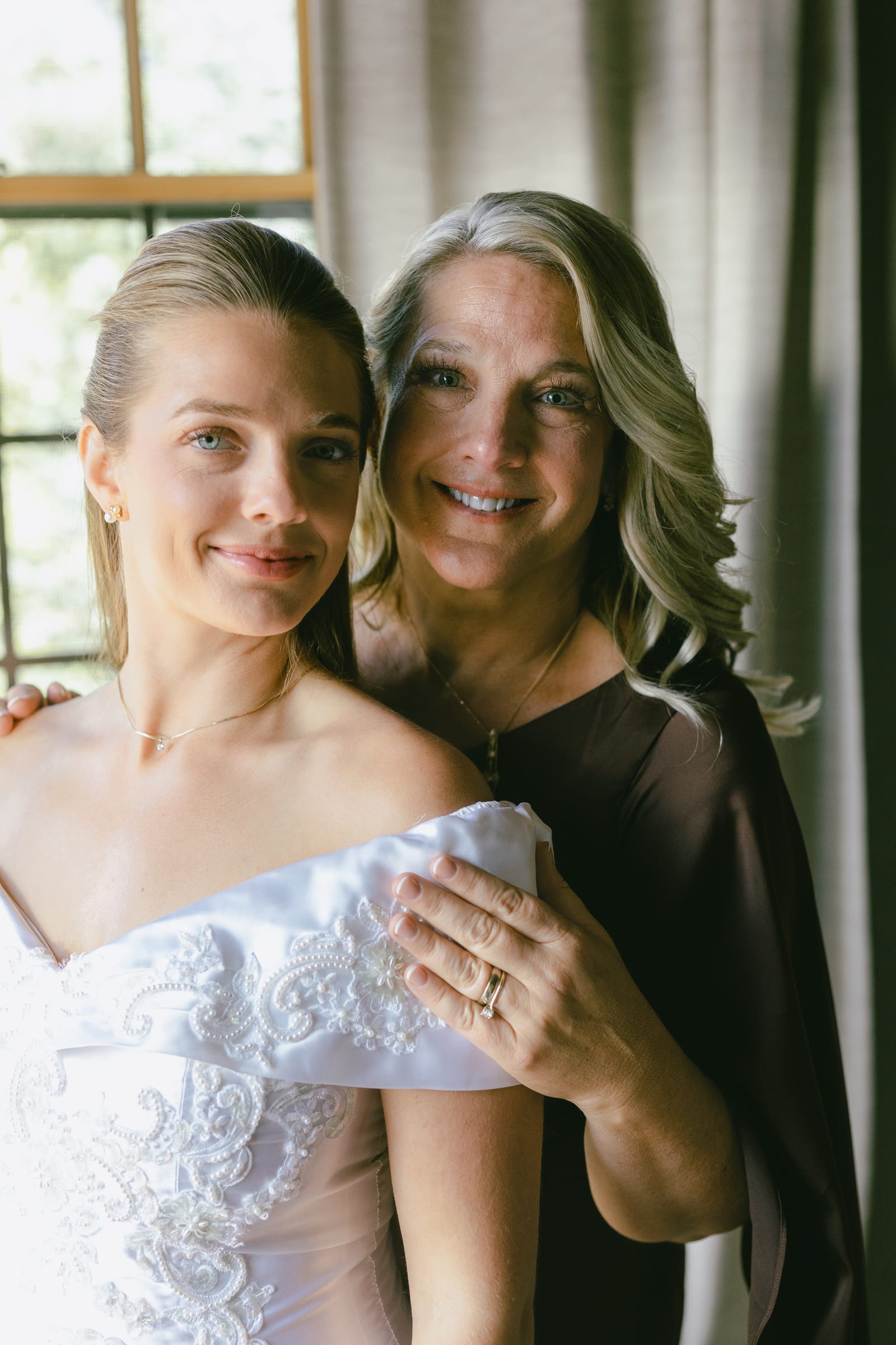 Kyle and Marita wedding at Bellissimo Gardens, the bride and her mother