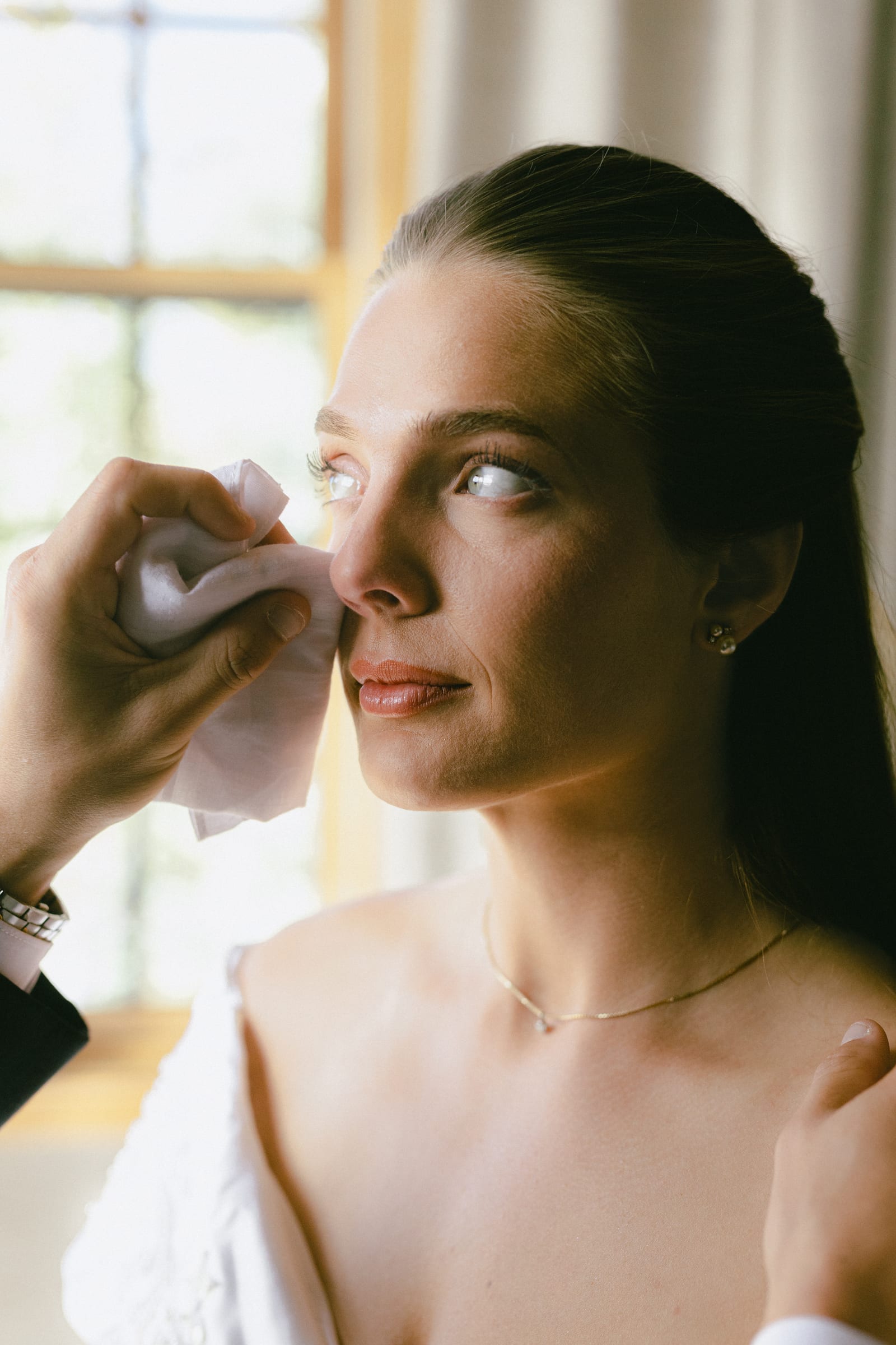 Kyle and Marita wedding at Bellissimo Gardens, an emotional first look