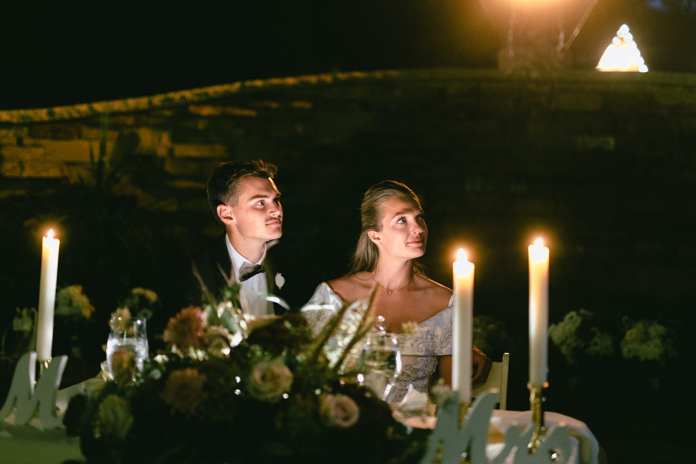 Kyle and Marita wedding at Bellissimo Gardens, the couple, black and white