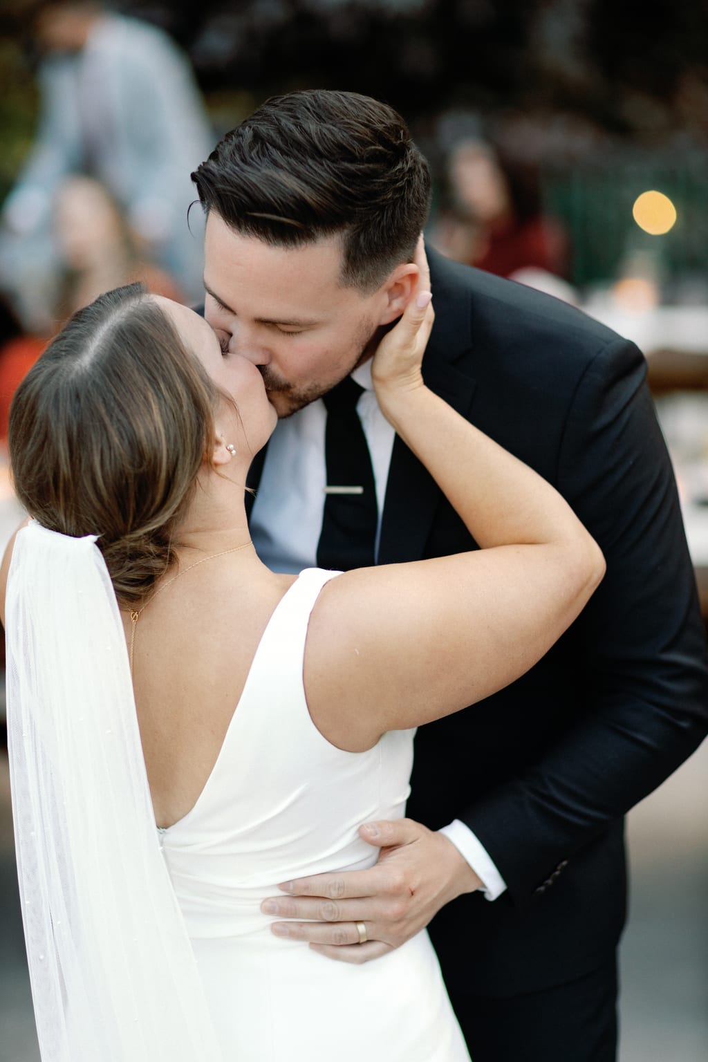 A kiss during the first dance, private Sundance residence