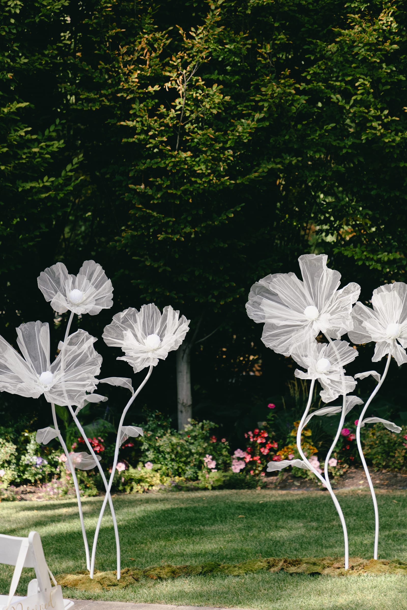 Reception tablescape at Bellissimo Gardens at Tuscany